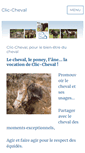 Mobile Screenshot of clic-cheval.com